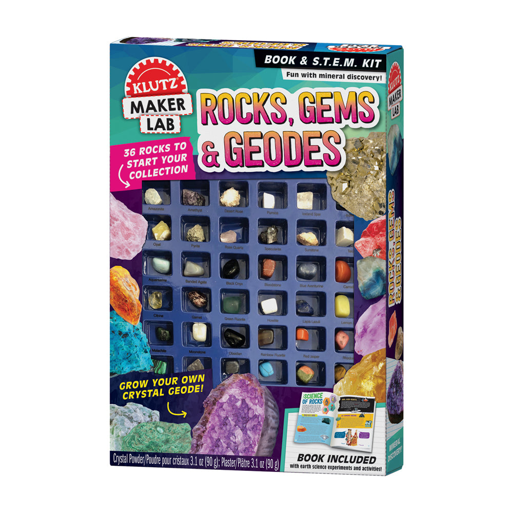 Alternative view of Klutz Maker Lab Rocks, Gems & Geodes Science Kit