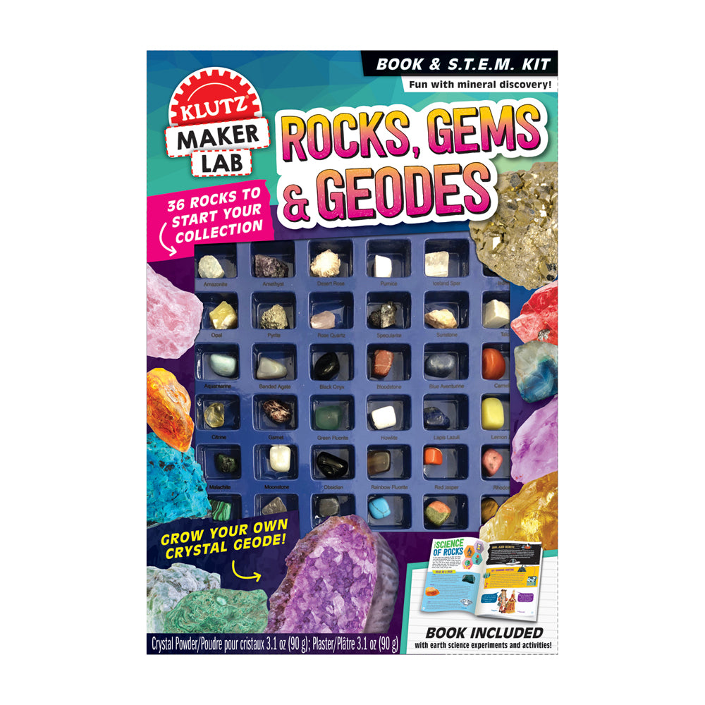 Klutz Maker Lab Rocks, Gems & Geodes Science Kit - Image 3