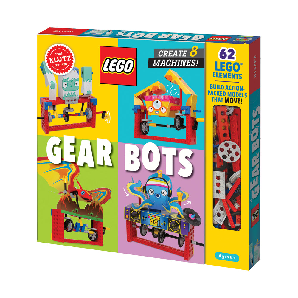 Alternative view of Klutz LEGO Gear Bots Creative STEM Activity Set