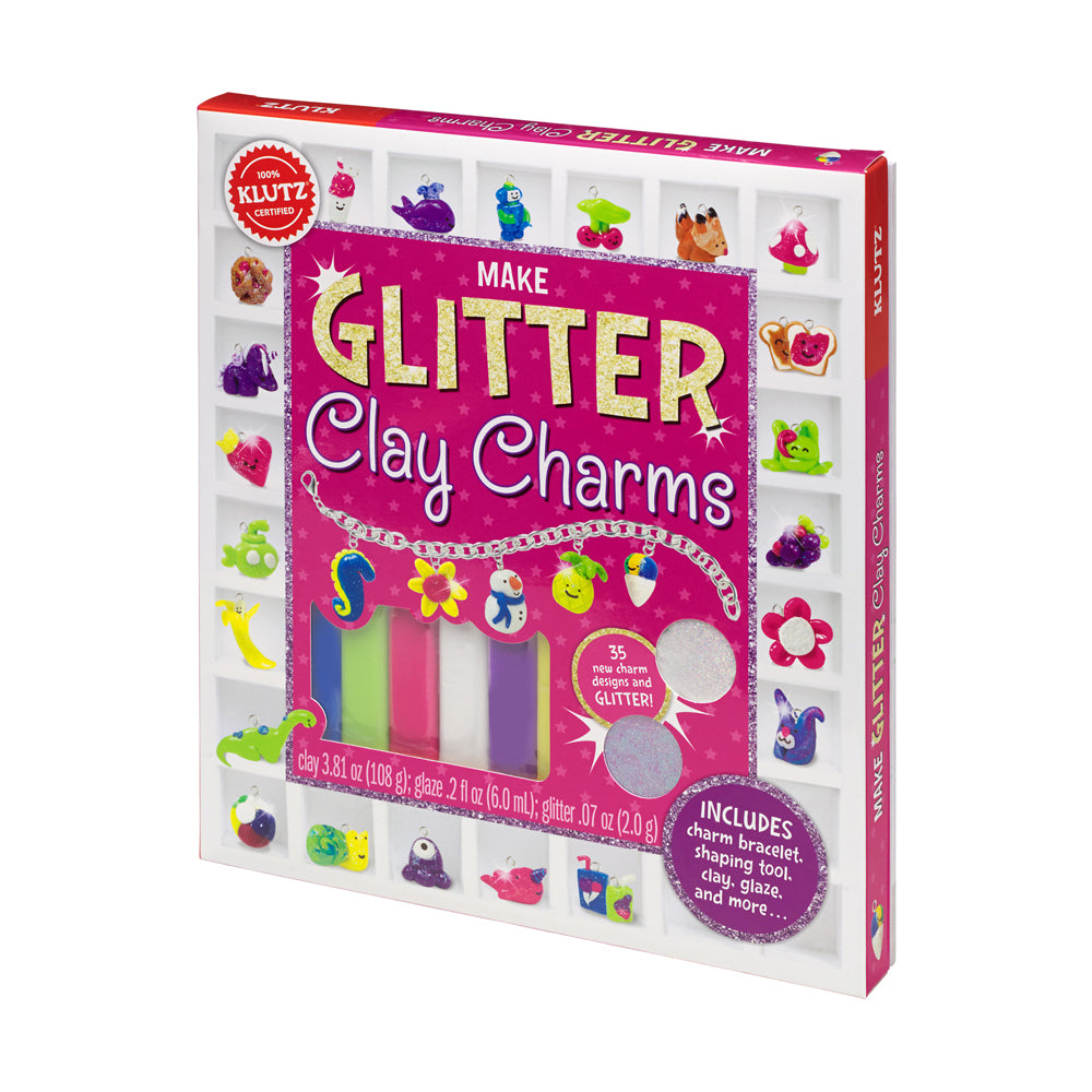 Alternative view of Klutz Make Glitter Clay Charms Craft Kit - Create Sparkling Jewelry
