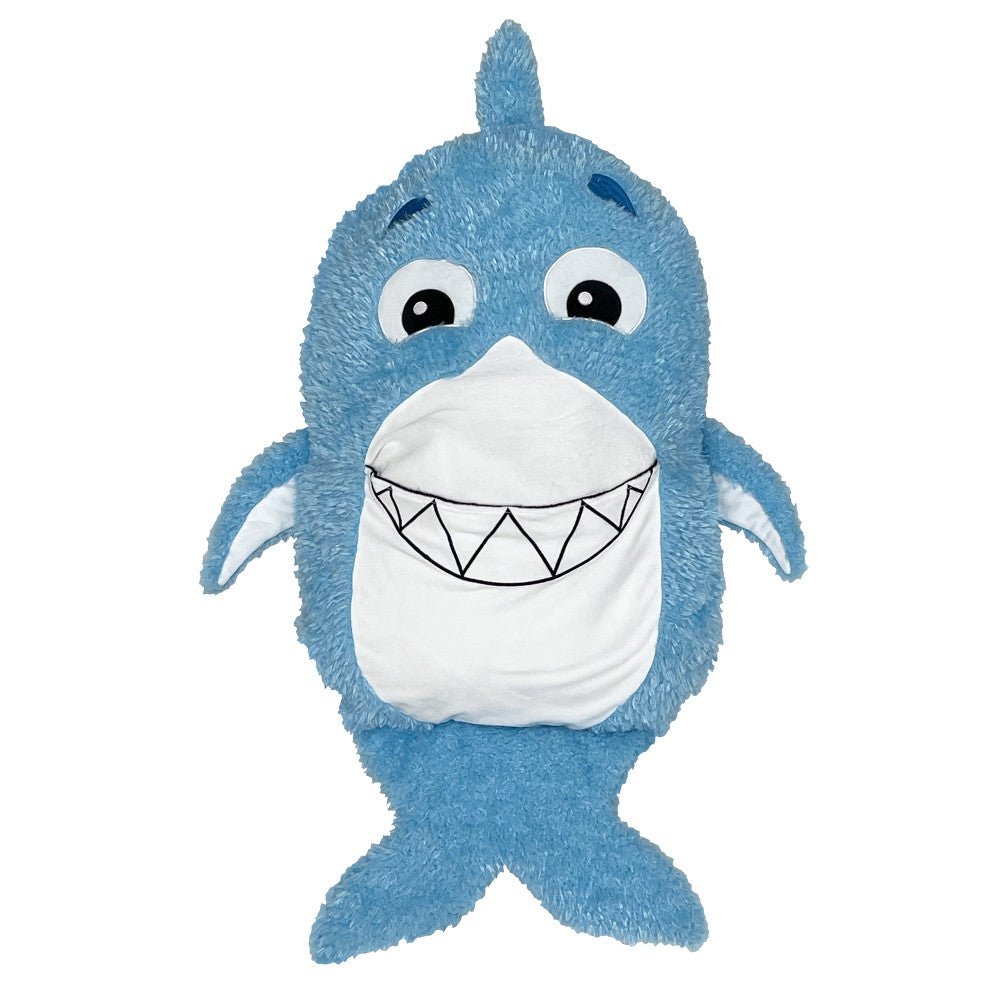 Shamzees Shark Plush Pillow Cover - Huggable Blue Friend for Bedtime
