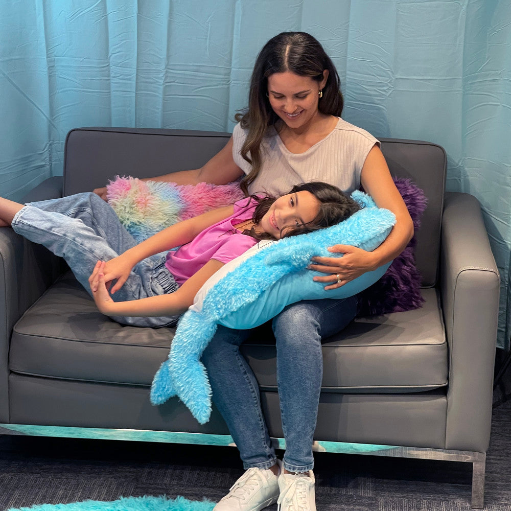 Shamzees Shark Plush Pillow Cover - Huggable Blue Friend for Bedtime - Image 4