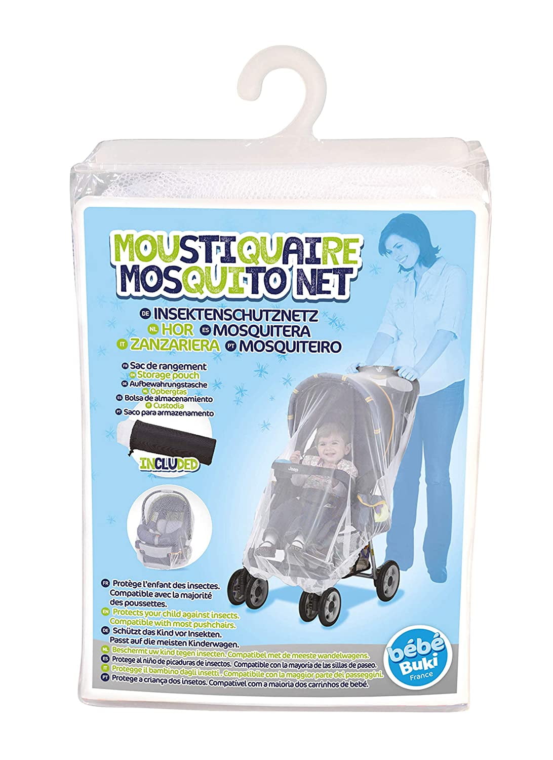 Alternative view of Jeep Deluxe Stroller and Carrier Mosquito Netting