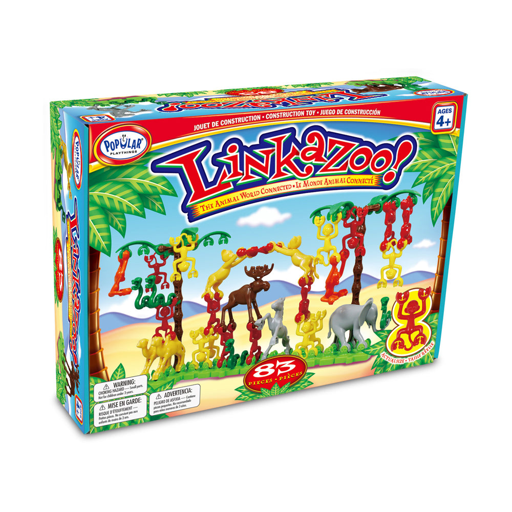 Popular Playthings Linkazoo! - Interactive Animal Building Set