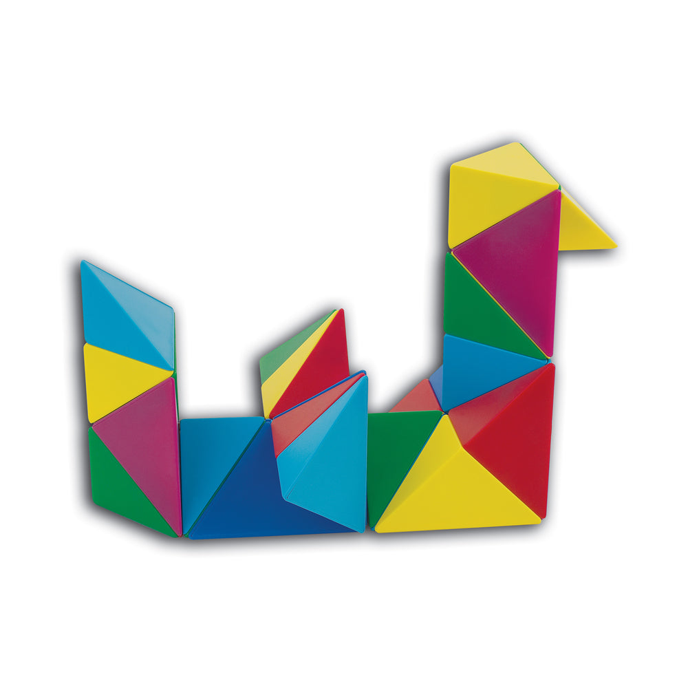 Popular Playthings Mag Blocks 48-Piece Magnetic Pyramid Set - Image 3