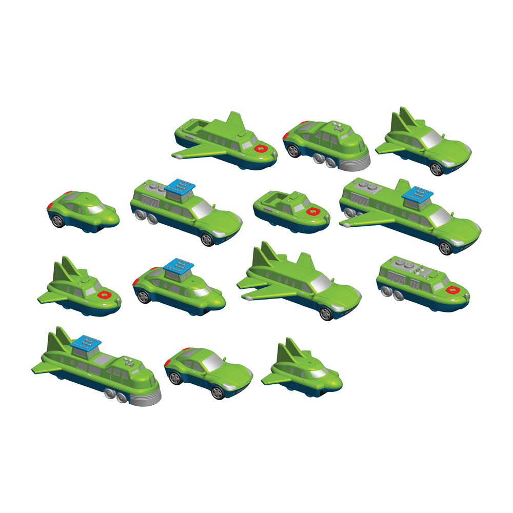 Alternative view of Popular Playthings Magnetic Mix or Match Vehicles Set #1