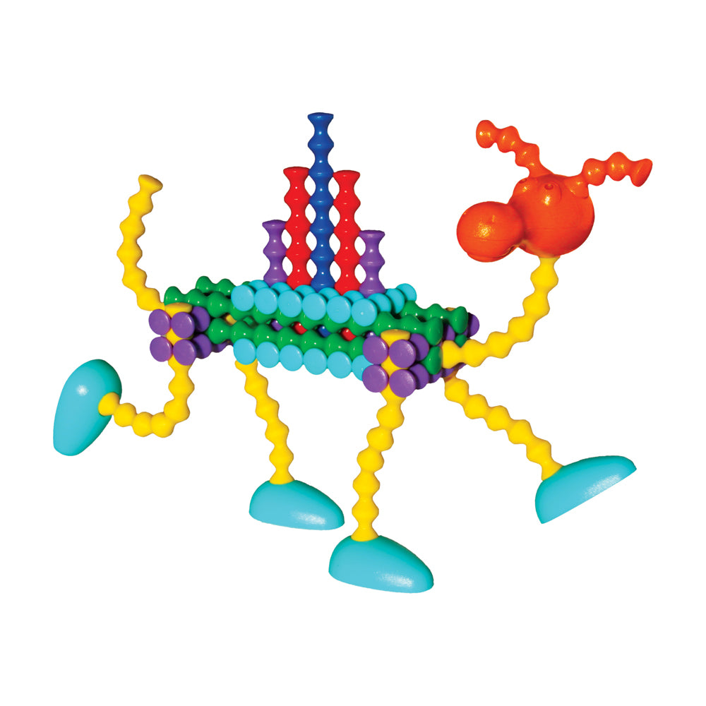 Popular Playthings Playstix Flexible Set - 68 Piece Construction Toy - Image 3