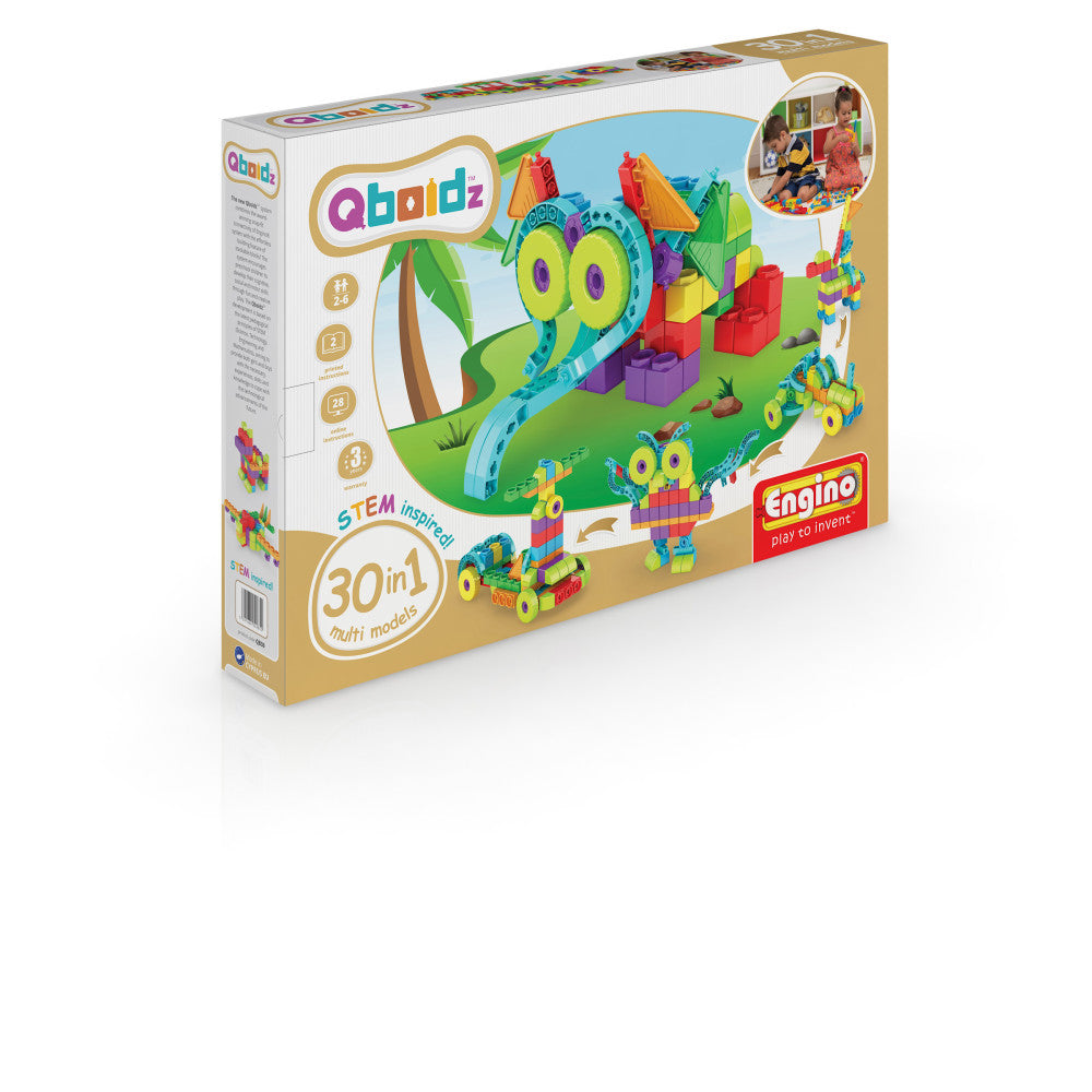 Engino Qboidz 30-in-1 Multi Models STEM Building Set