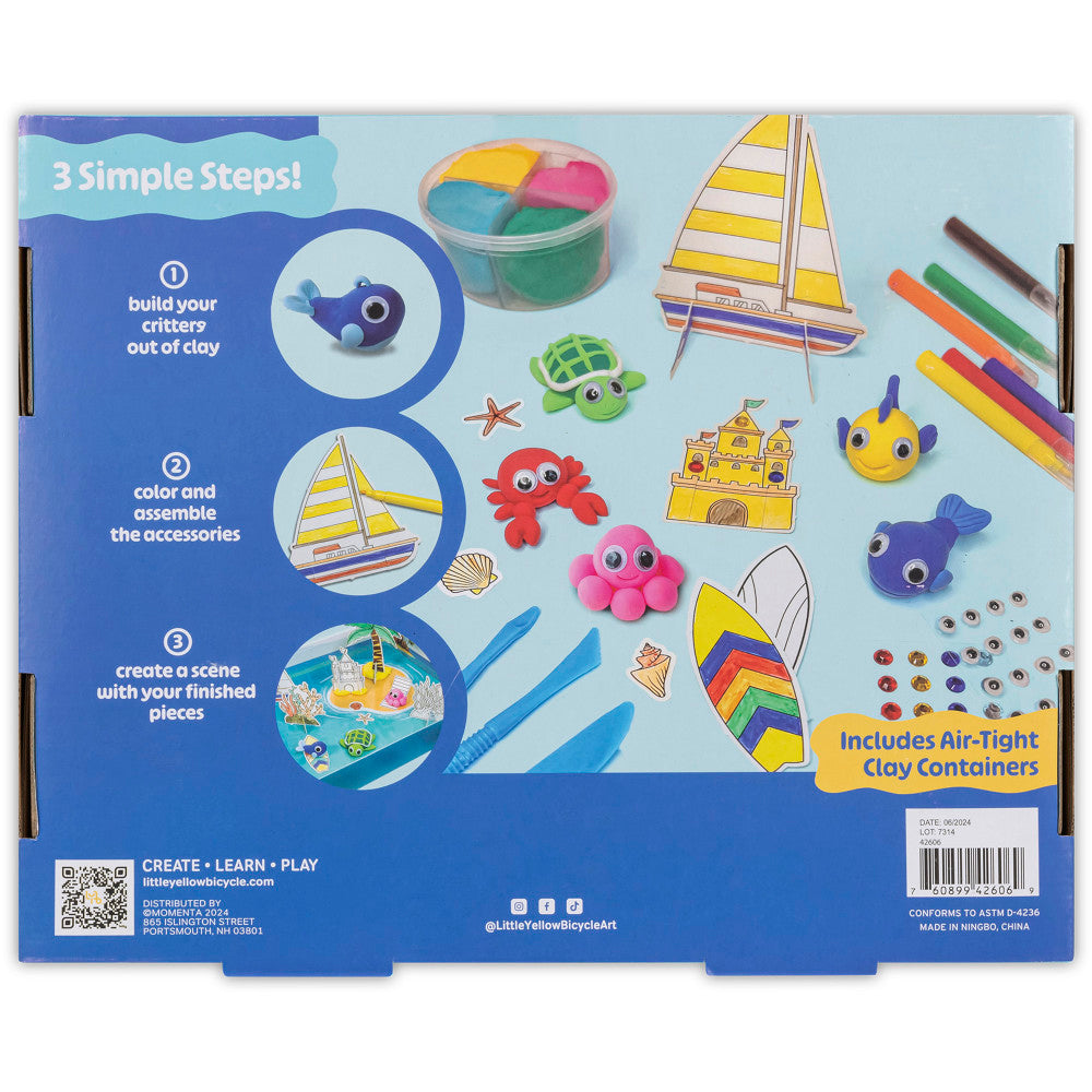 Little Yellow Bicycle Clay & Play Island Adventure Craft Kit - 92pcs - Image 2