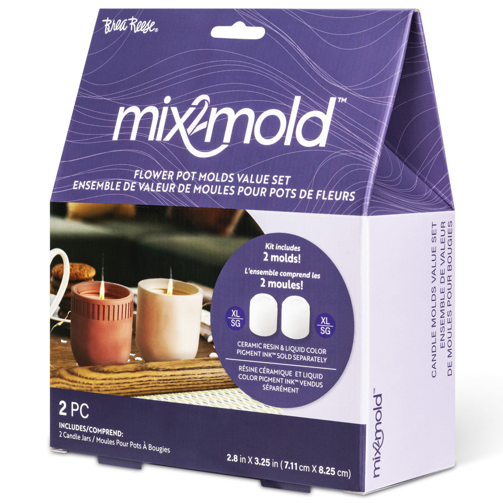 Brea Reese Mix2Mold Candle Holder Set - 2 Silicone Molds - Image 5