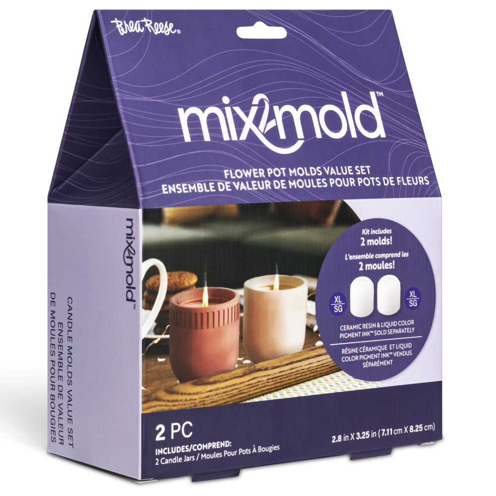 Brea Reese Mix2Mold Candle Holder Set - 2 Silicone Molds - Image 6