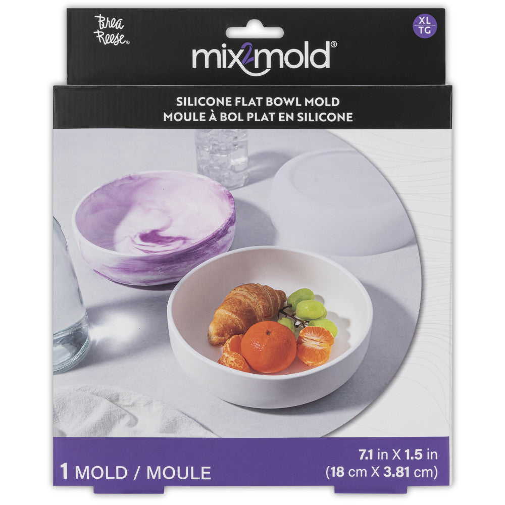 Brea Reese Mix2Mold Silicone Shallow Bowl Craft Mold