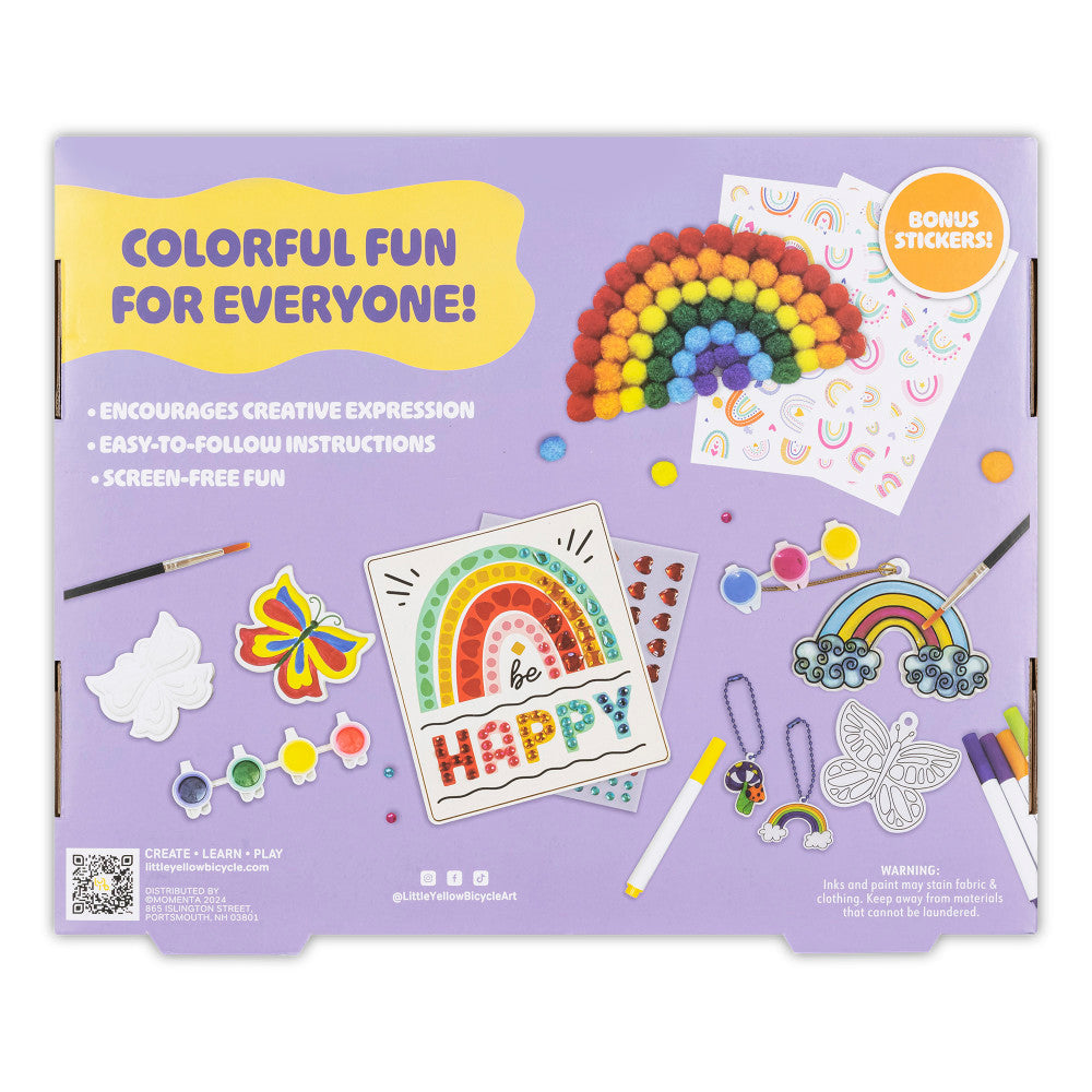 Alternative view of Little Yellow Bicycle Rainbow Explorer 5-in-1 Craft Kit - Colorful