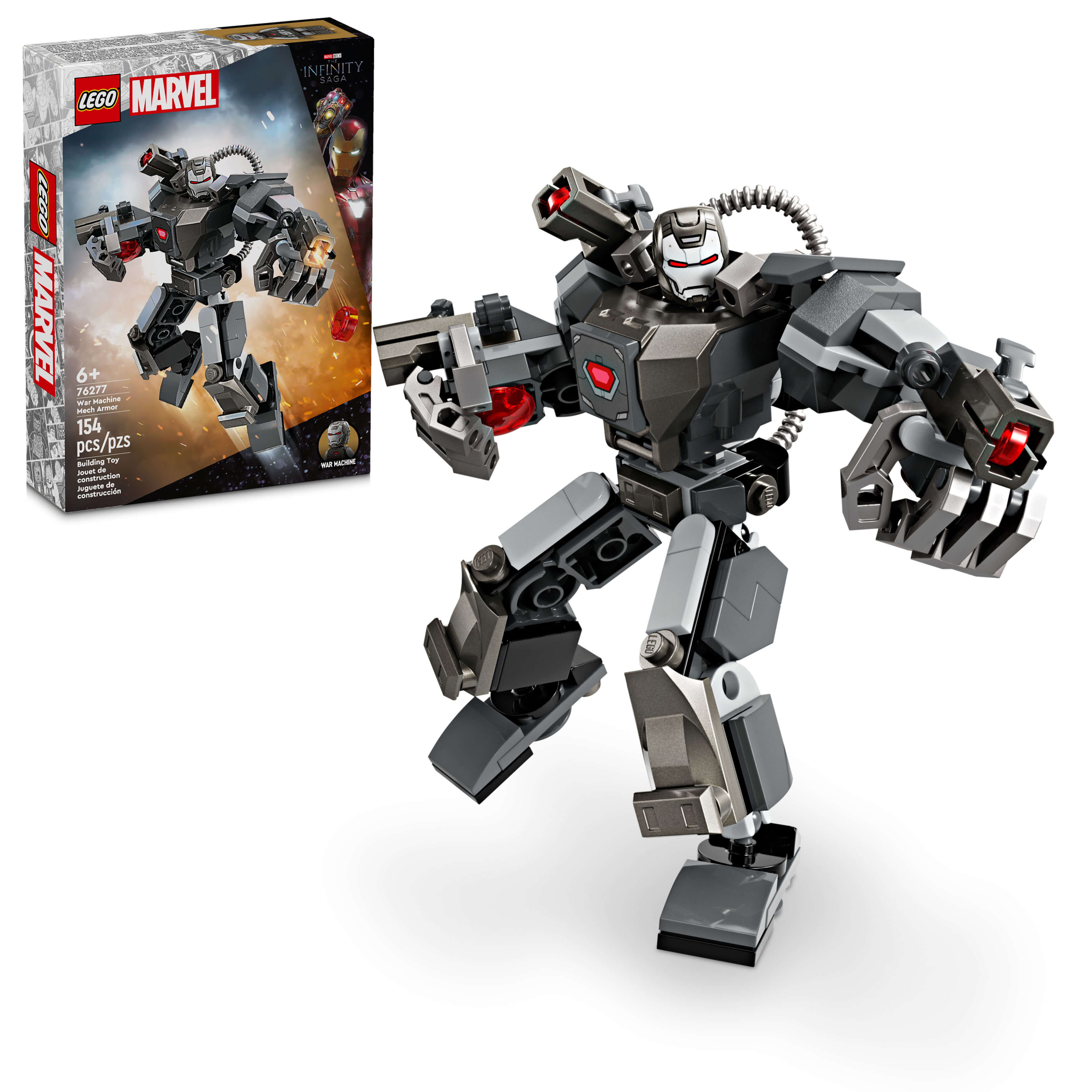 LEGO Marvel 76277 War Machine Mech Armor Building Toy