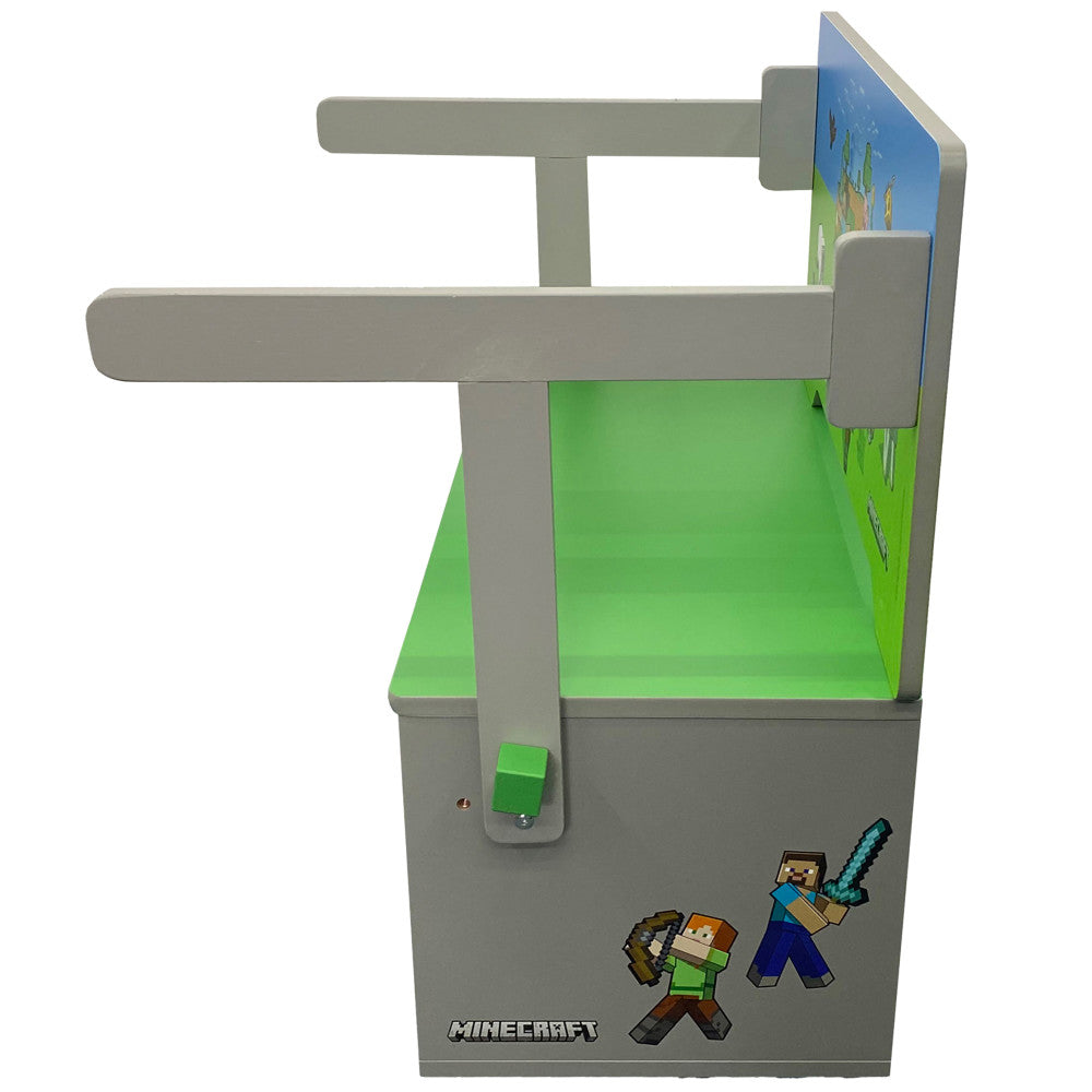 Minecraft 2-In-1 Convertible Bench & Table - Magical Furniture Transformation - Image 4