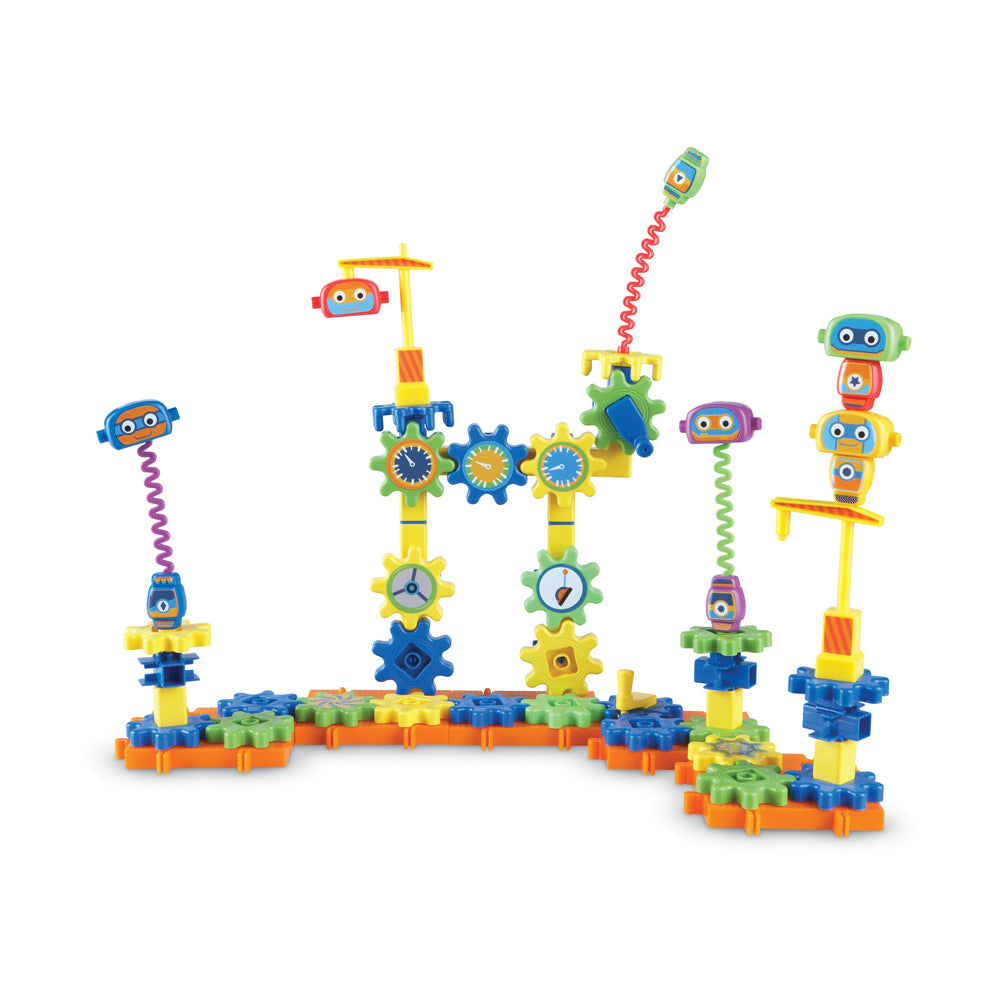 Alternative view of Learning Resources Gears! Gears! Gears! 80-Piece Robot Factory Building Set
