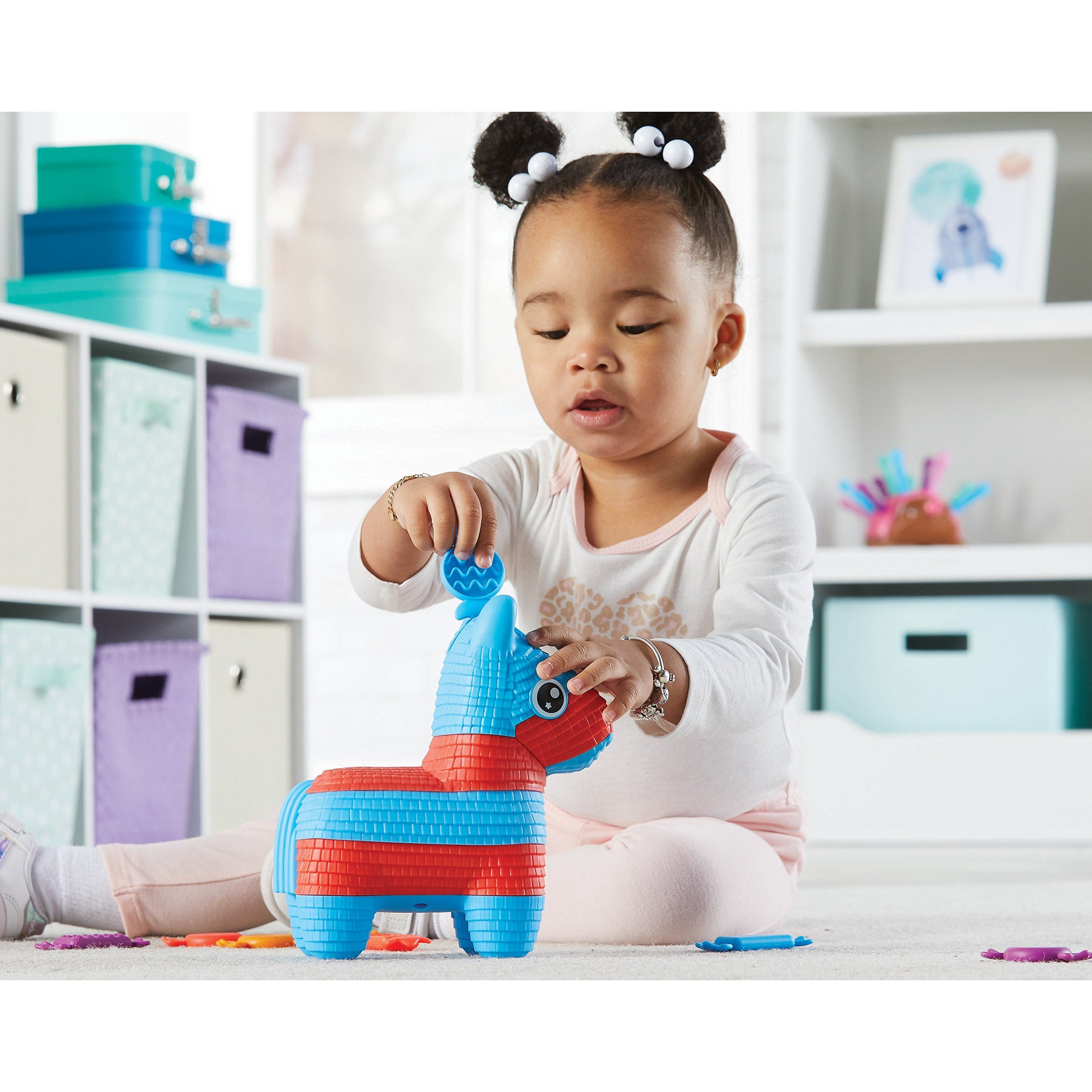 Learning Resources Pia the Fill & Spill Pinata - Colorful Candy Motor Skills Toy - Image 5