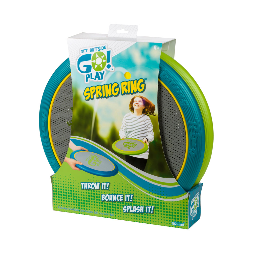 Toysmith Spring Ring Toss and Catch Game Set