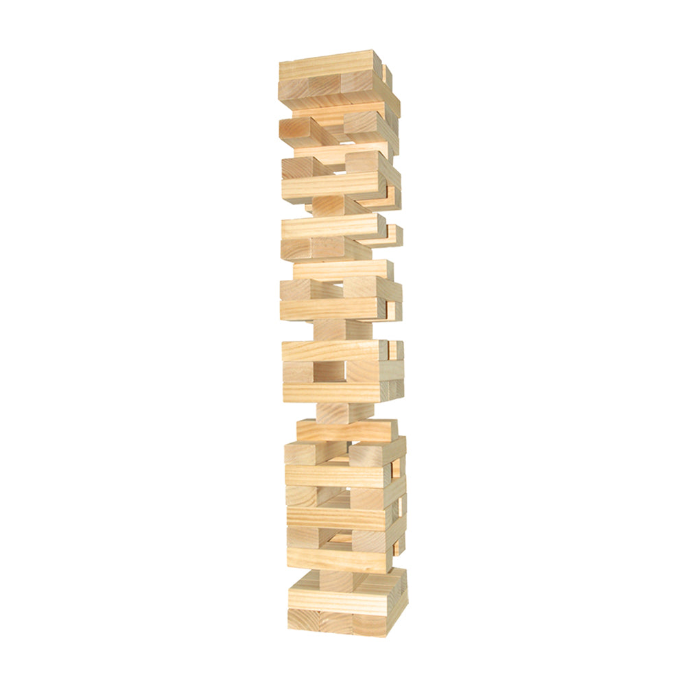 Alternative view of Toppling Timbers Giant Block Tower Game by Front Porch Classics