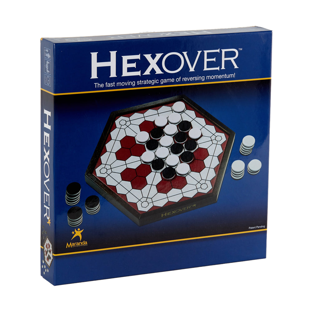 HEXOVER Strategy Board Game with Reversible Disks - Image 2