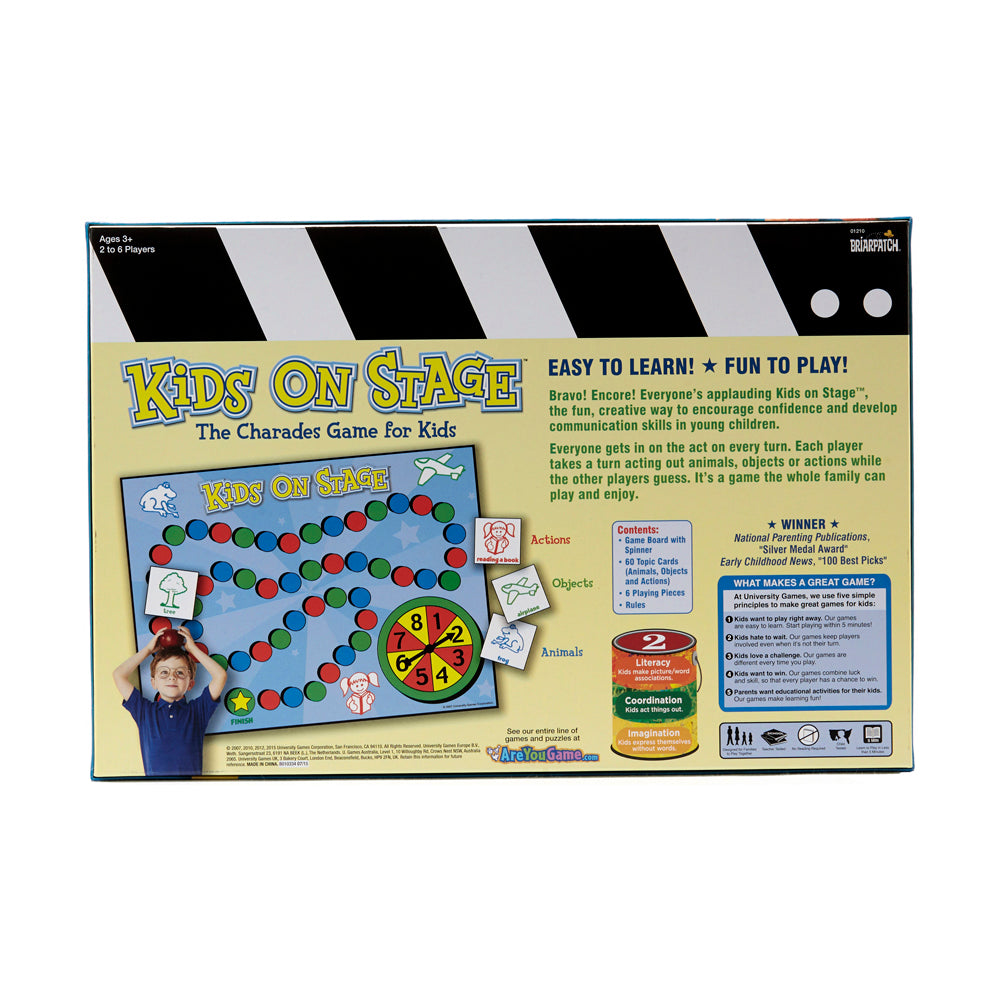 Alternative view of Kids on Stage Charades Board Game for Early Learners