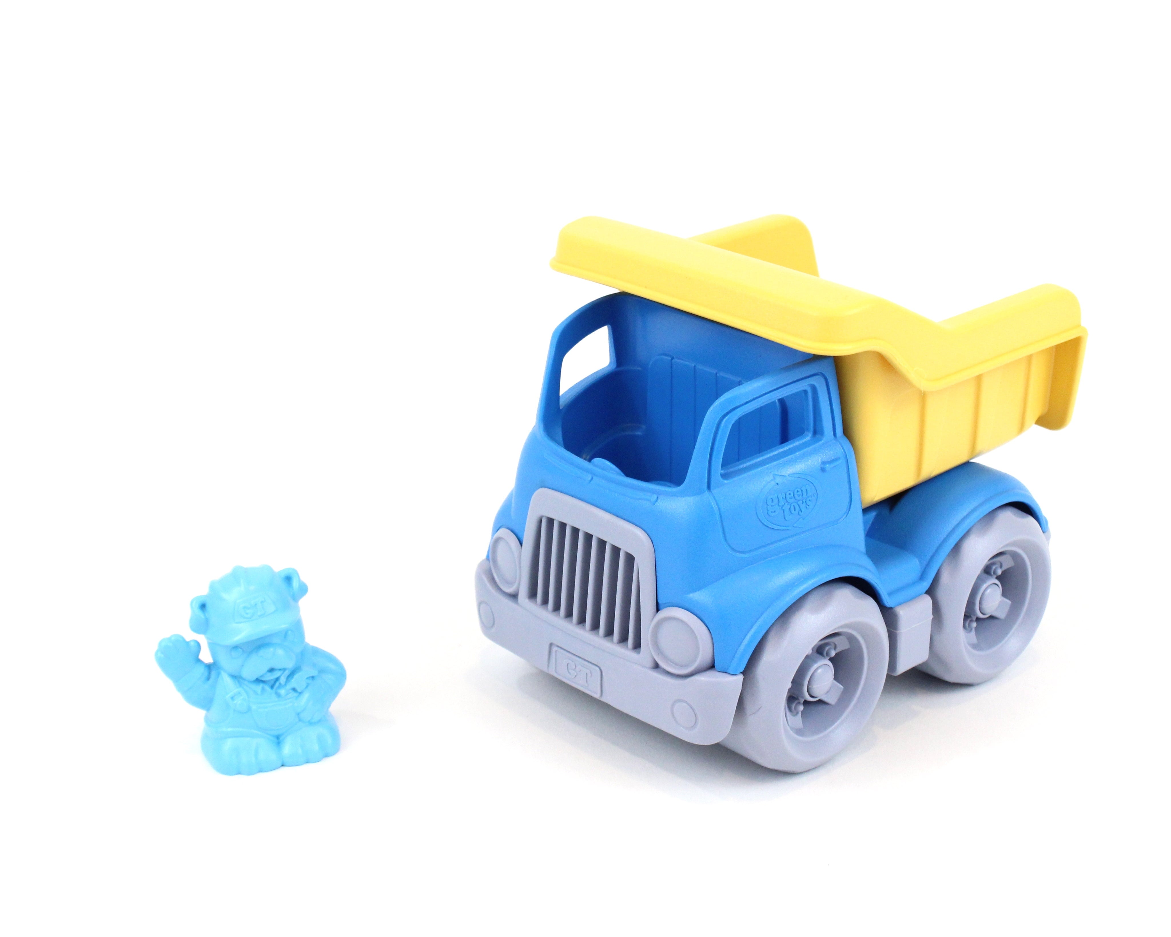 Alternative view of Green Toys Eco-Friendly Dump Truck for Toddlers - Blue/Yellow