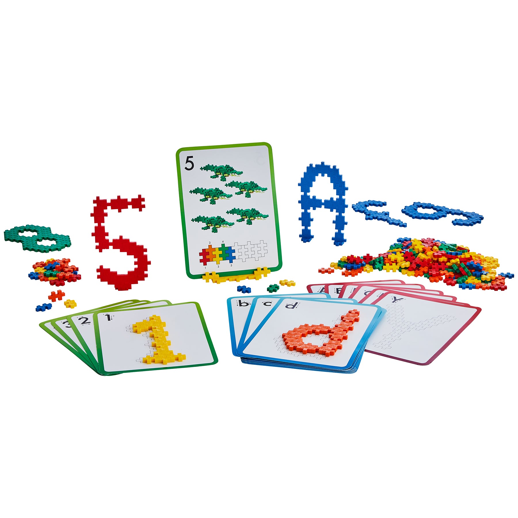 Alternative view of Plus-Plus Learn to Build Set - ABCs & 123s Educational Building Blocks