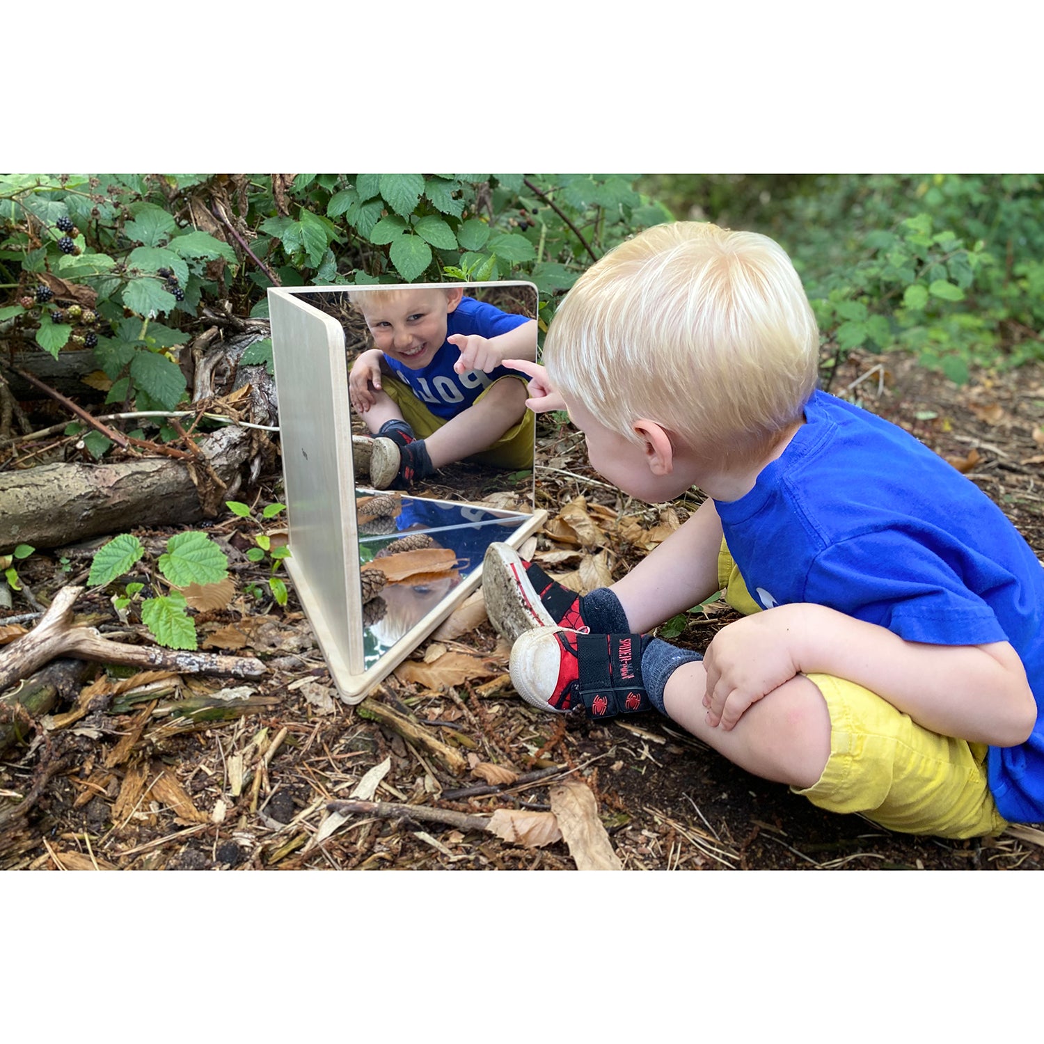 TickiT Wooden 4-Way Mirror - Sensory Reflection Play - Image 3