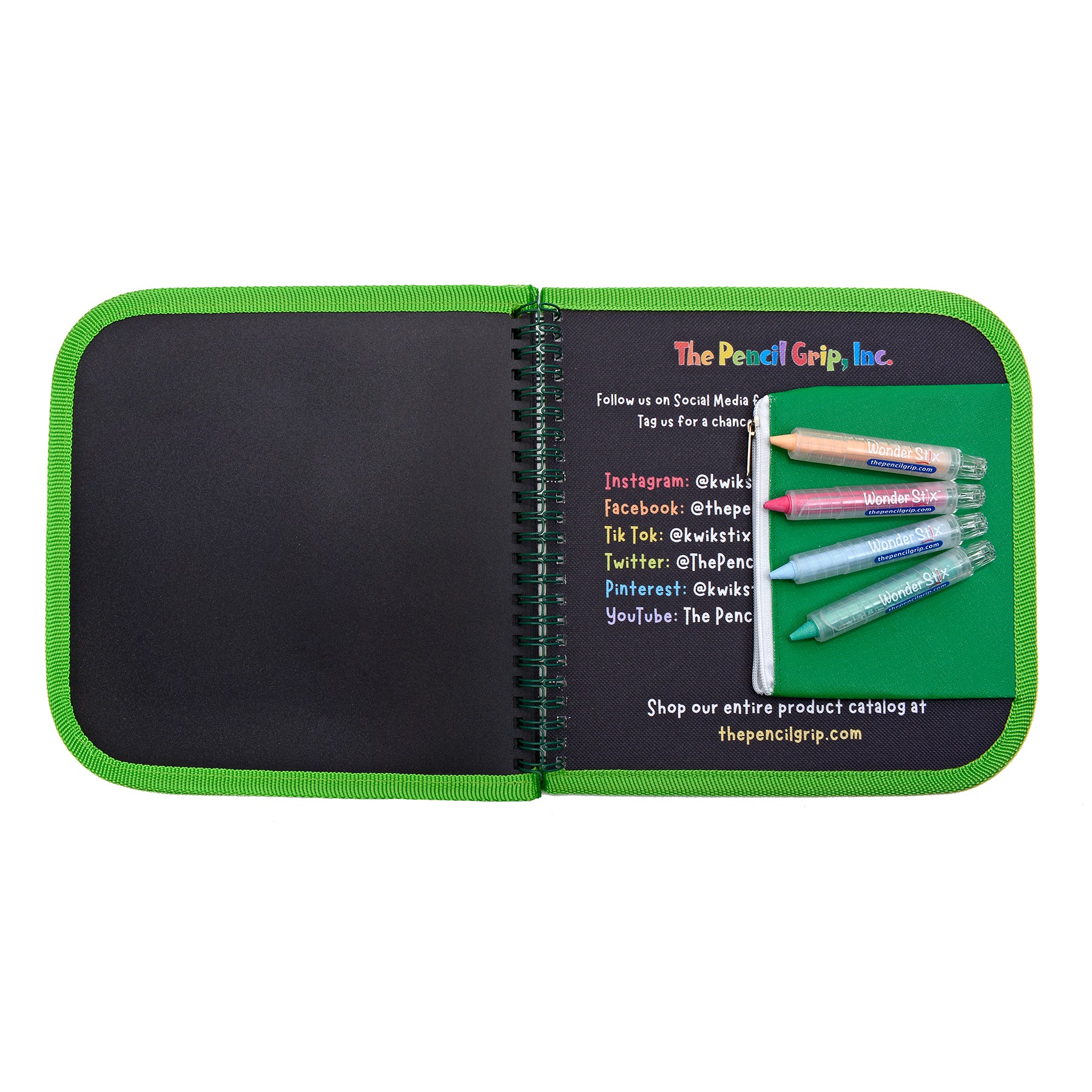 The Pencil Grip Daily Doodler Reusable Activity Book - Travel Cover with 4 Wonder Stix - Image 5