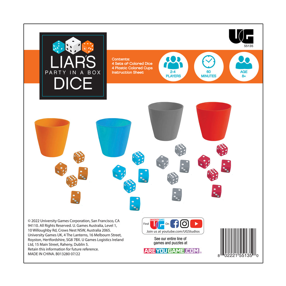 Liar's Dice Party in a Box - Classic Bluffing Game - Image 2