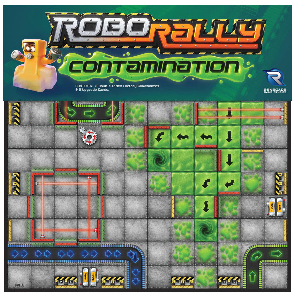 Alternative view of Robo Rally Contamination Expansion - Strategy Board Game