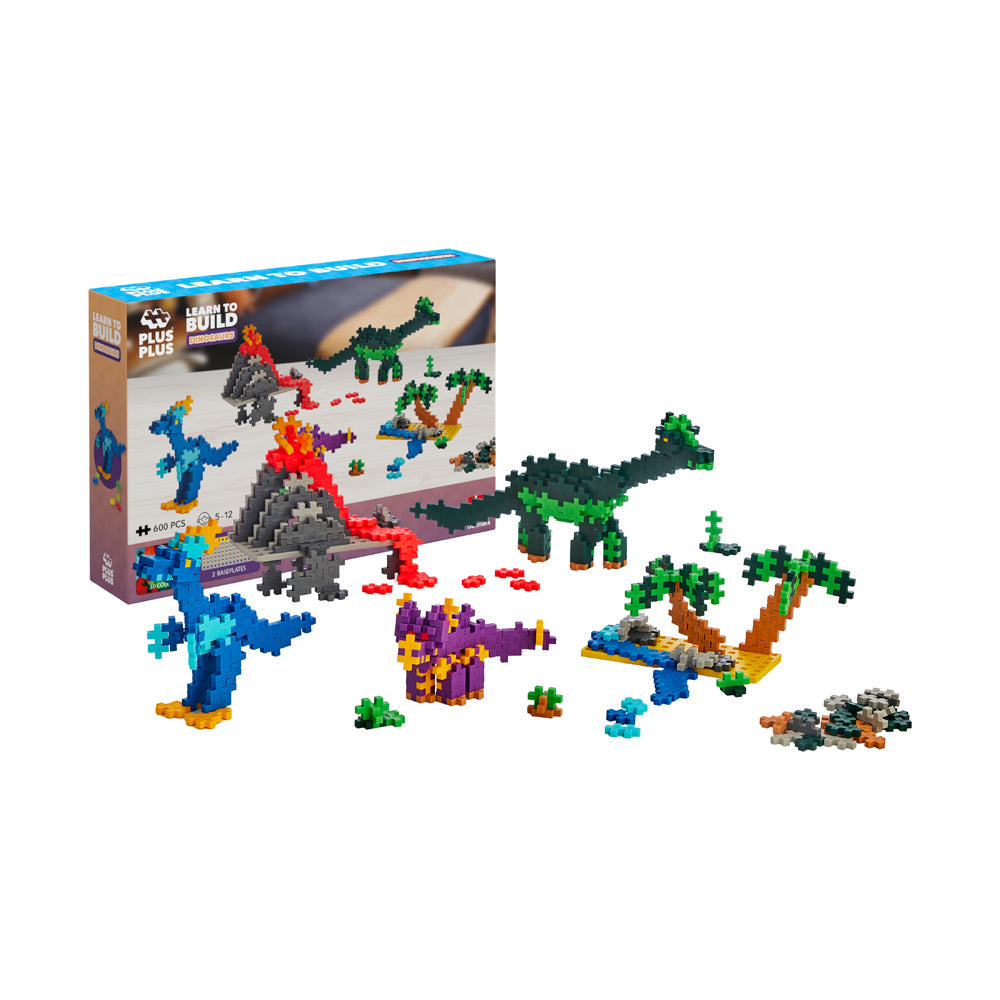 Plus-Plus Dinosaur Building Set - 400 Piece Creative and Educational Toy - Image 3