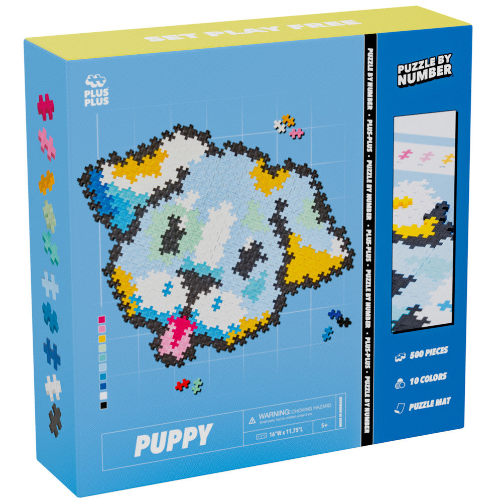 Plus-Plus Puzzle by Number Puppy - 500 Piece Construction Set for Kids Ages 5+ - Image 5