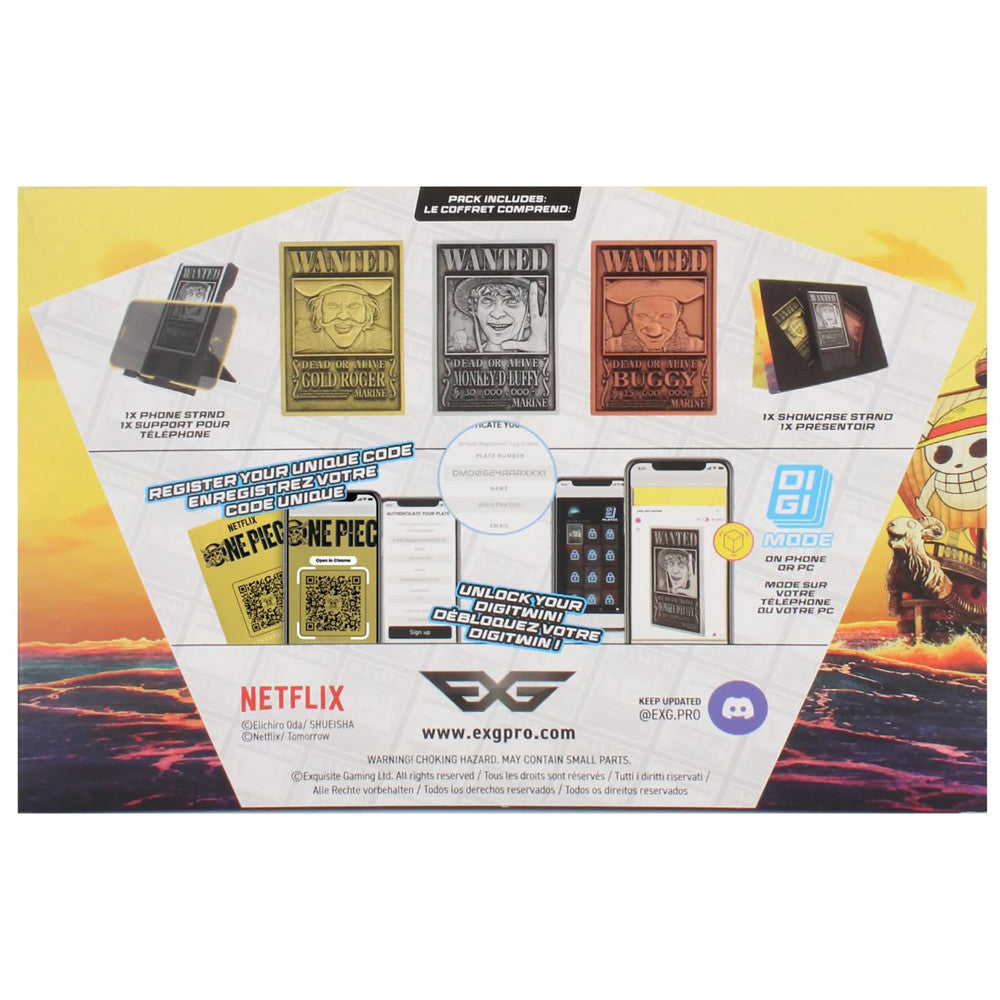 Alternative view of Exquisite Gaming One Piece Digiplate Collector's Pack with Iconic Pirate Etchings
