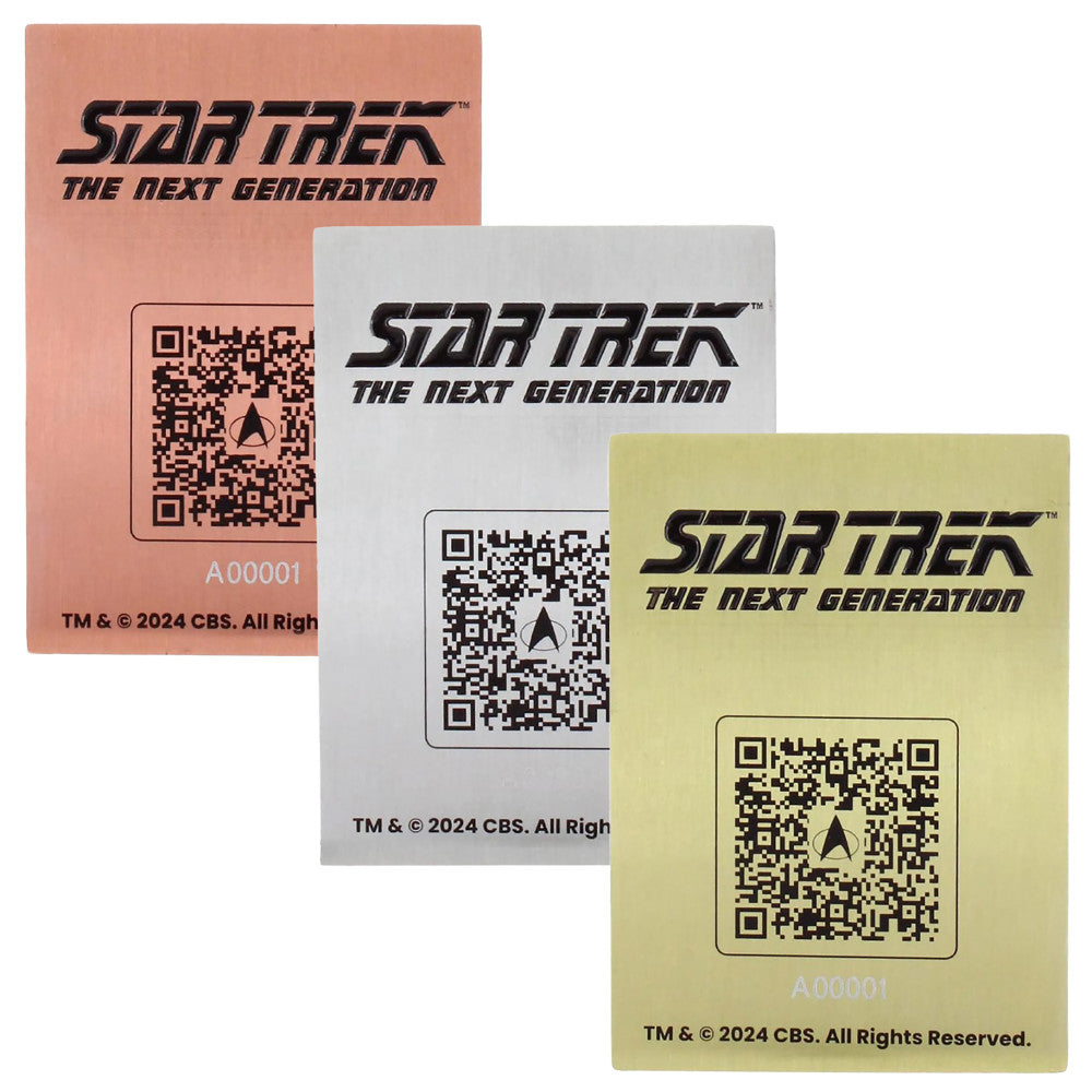 Exquisite Gaming Star Trek Digiplate Collector's Set - Metallic Collectible Cards