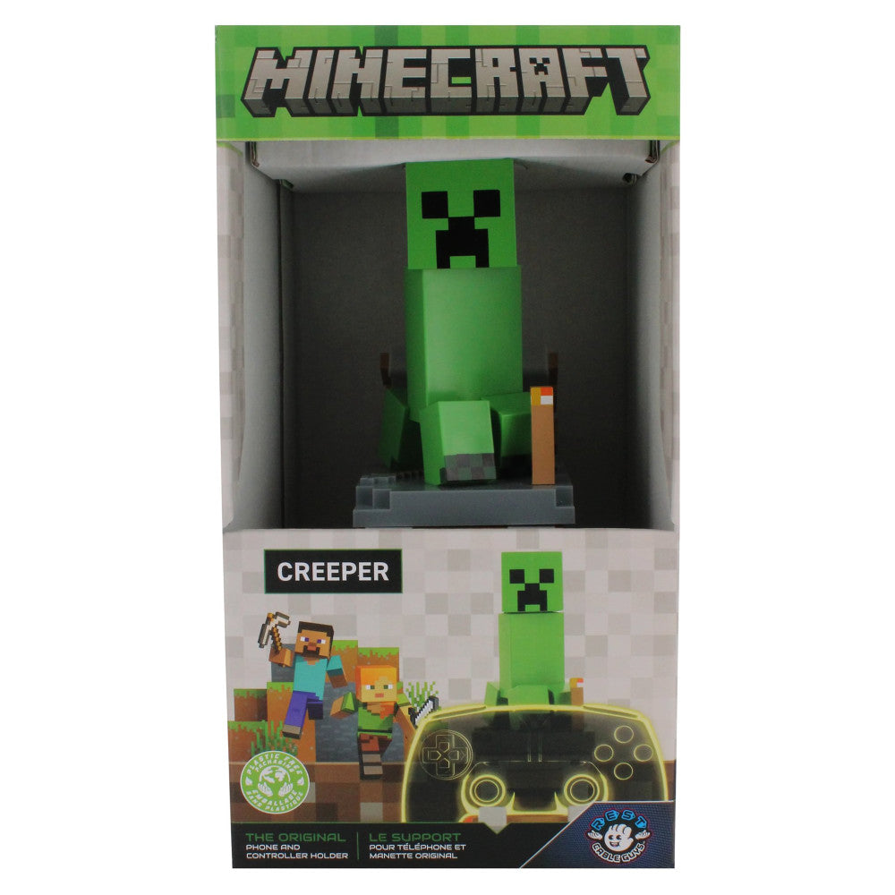 Exquisite Gaming Minecraft Creeper Controller & Phone Holder - Green
