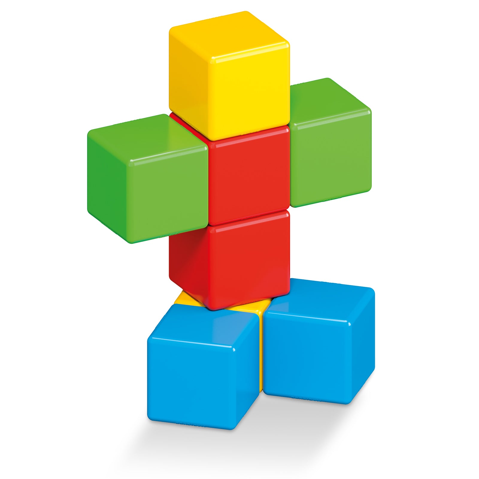 Alternative view of Geomag Magicube 128-Piece Recycled Classroom Set - Magnetic Building Blocks