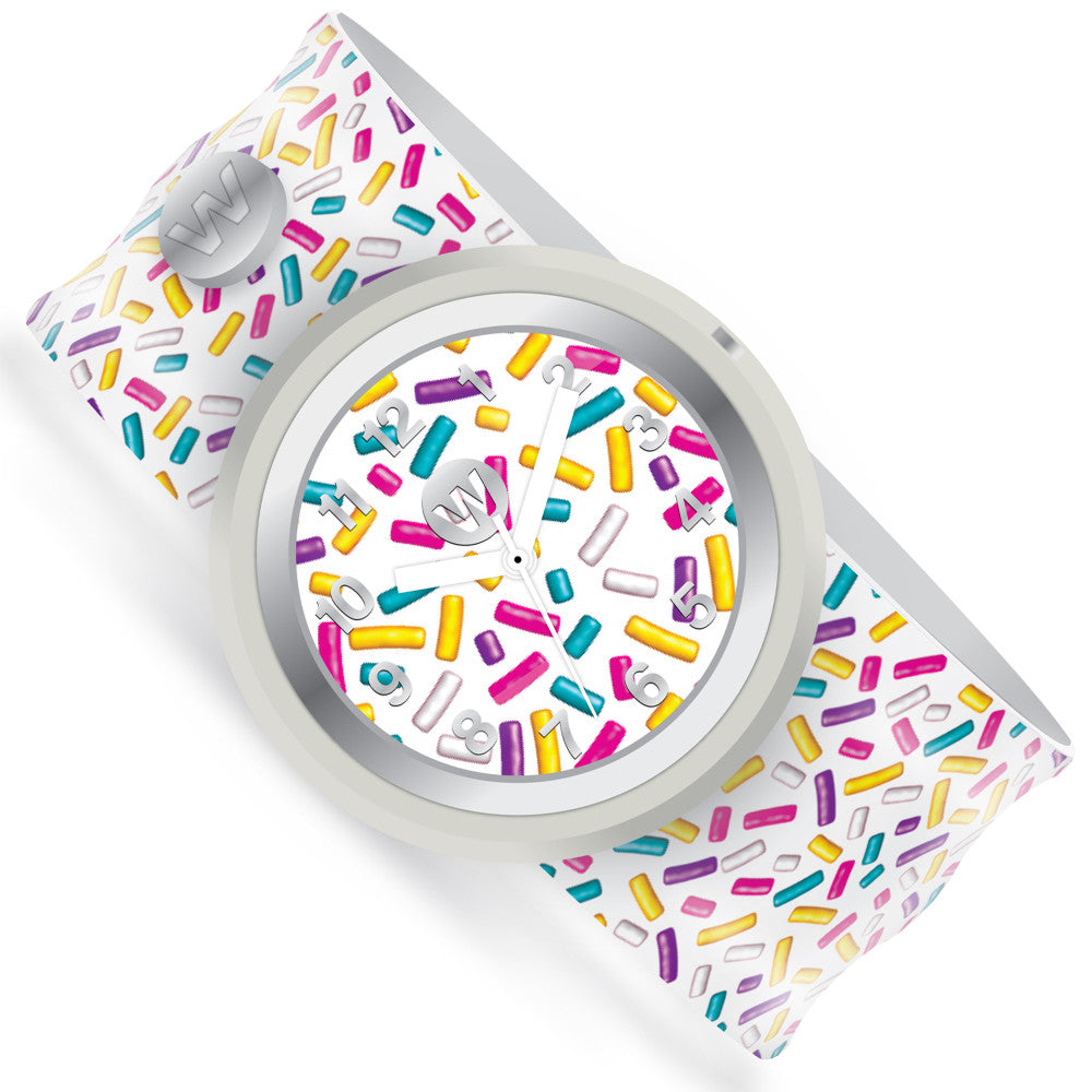 Watchitude Kids' Slap Watch Sprinkles - Colorful Silicone Strap