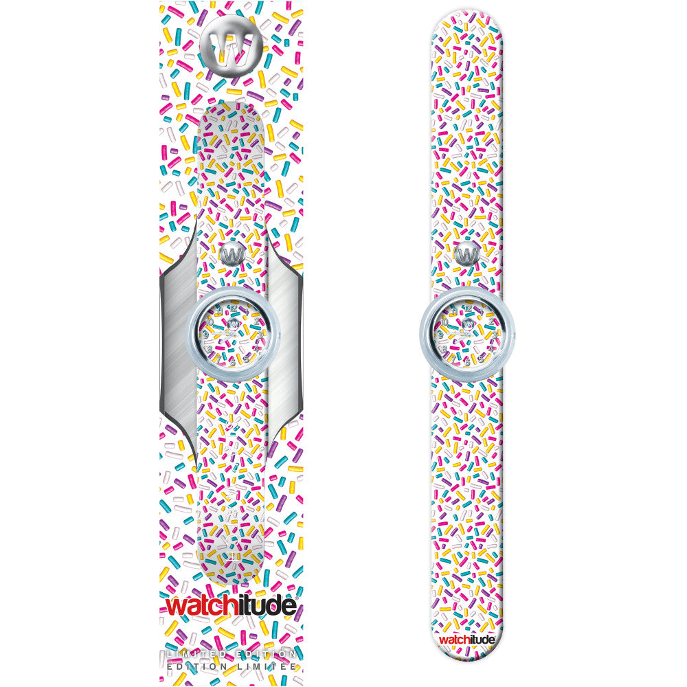 Alternative view of Watchitude Kids' Slap Watch Sprinkles - Colorful Silicone Strap
