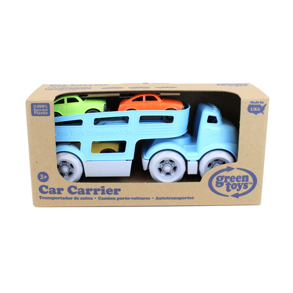 Alternative view of Green Toys Eco-Friendly Car Carrier with 3 Mini Cars Set