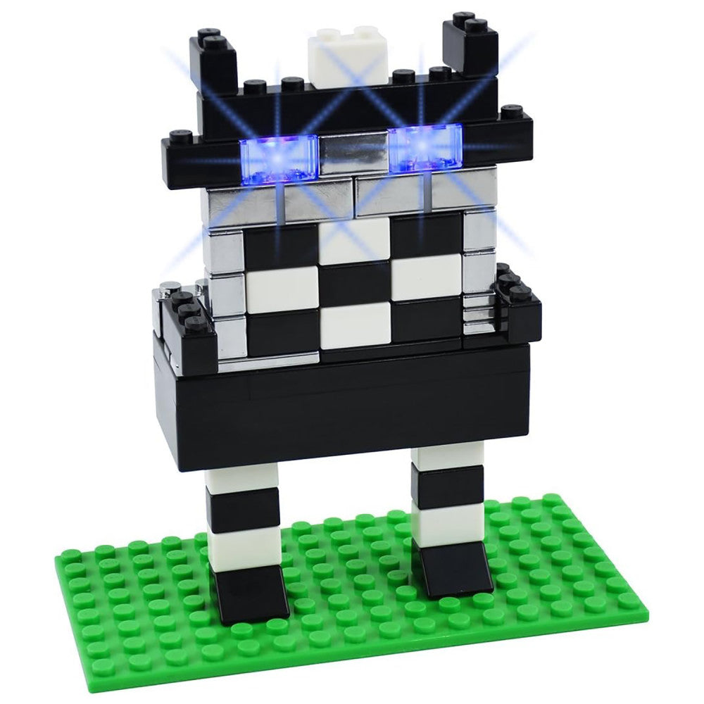 Alternative view of E-Blox Power Blox Build Your Own Glowing Cat Sculpture - 3D Light-Up Creative Kit for Kids 8+