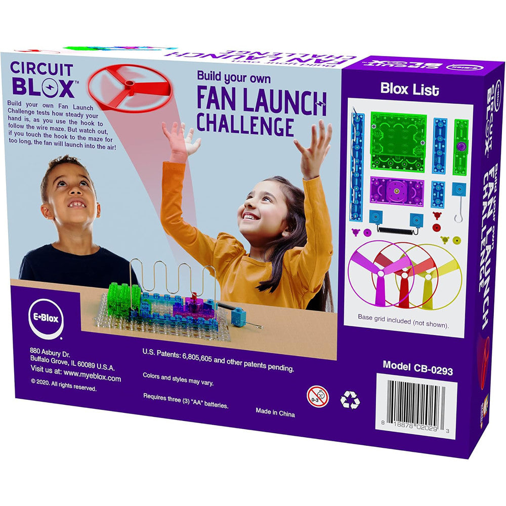 Alternative view of E-Blox Circuit Blox - Fan Launch Wire Maze Challenge - STEM Building Kit for Kids Ages 5+