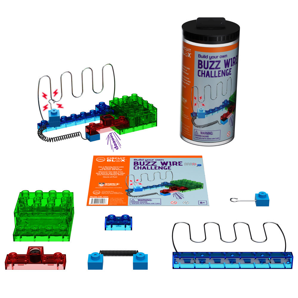 E-Blox Circuit Blox Buzzwire Challenge - Interactive STEM Wire Maze Kit for Kids Age 8+