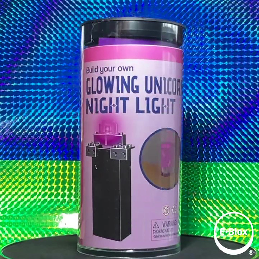 E-Blox Power Blox Unicorn Glowing Night Light - STEM Toy for Kids Ages 5+ - Image 9
