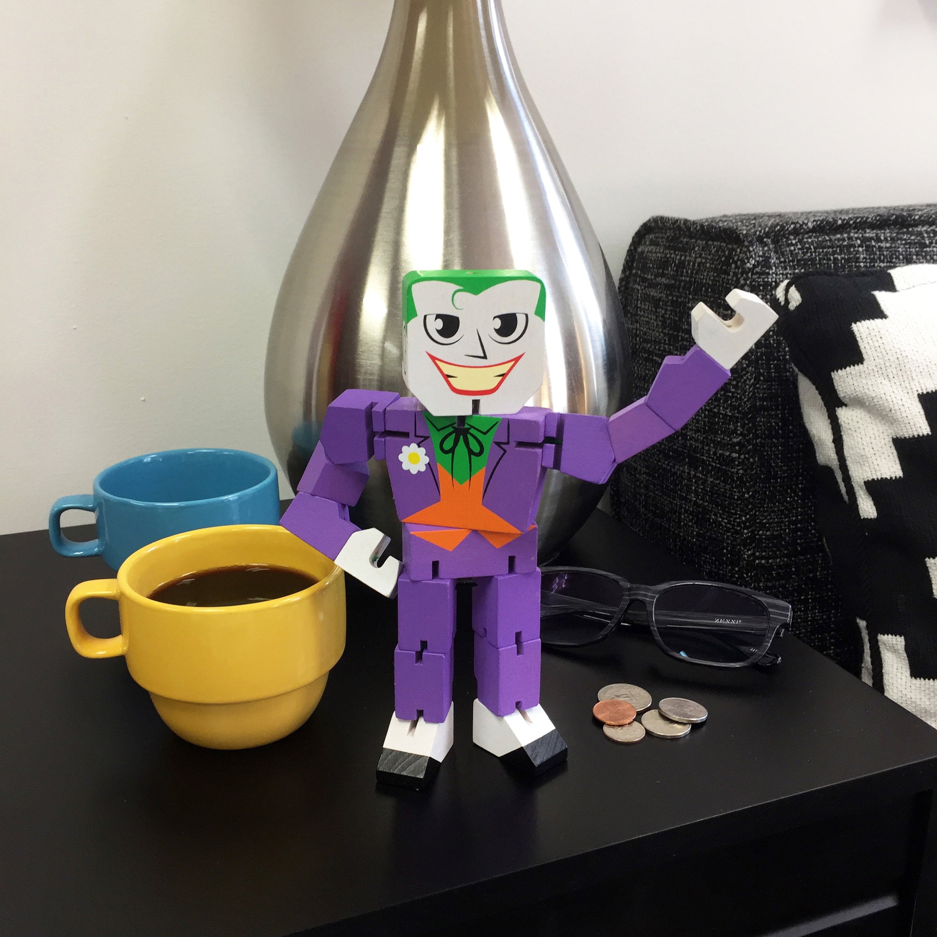 Alternative view of DC Comics Joker Wood Warriors 8 Inch Collectible Action Figure