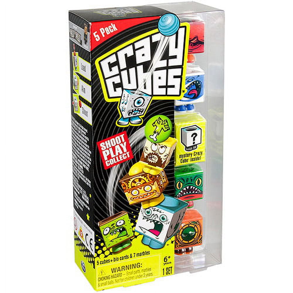 Crazy Cubes - 5 Pack Aqua Blast with Mystery Cube