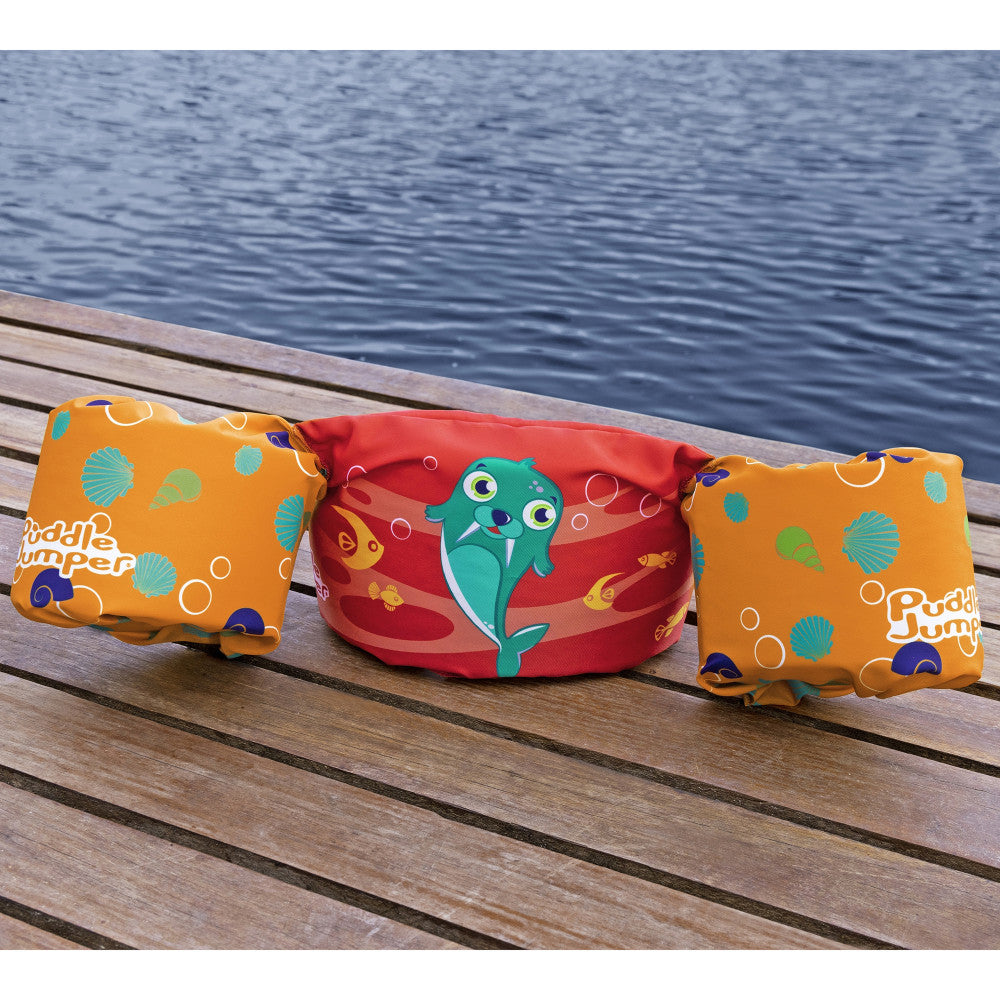 Alternative view of Puddle Jumper Kids Deluxe Walrus Life Vest - 33-55 lbs