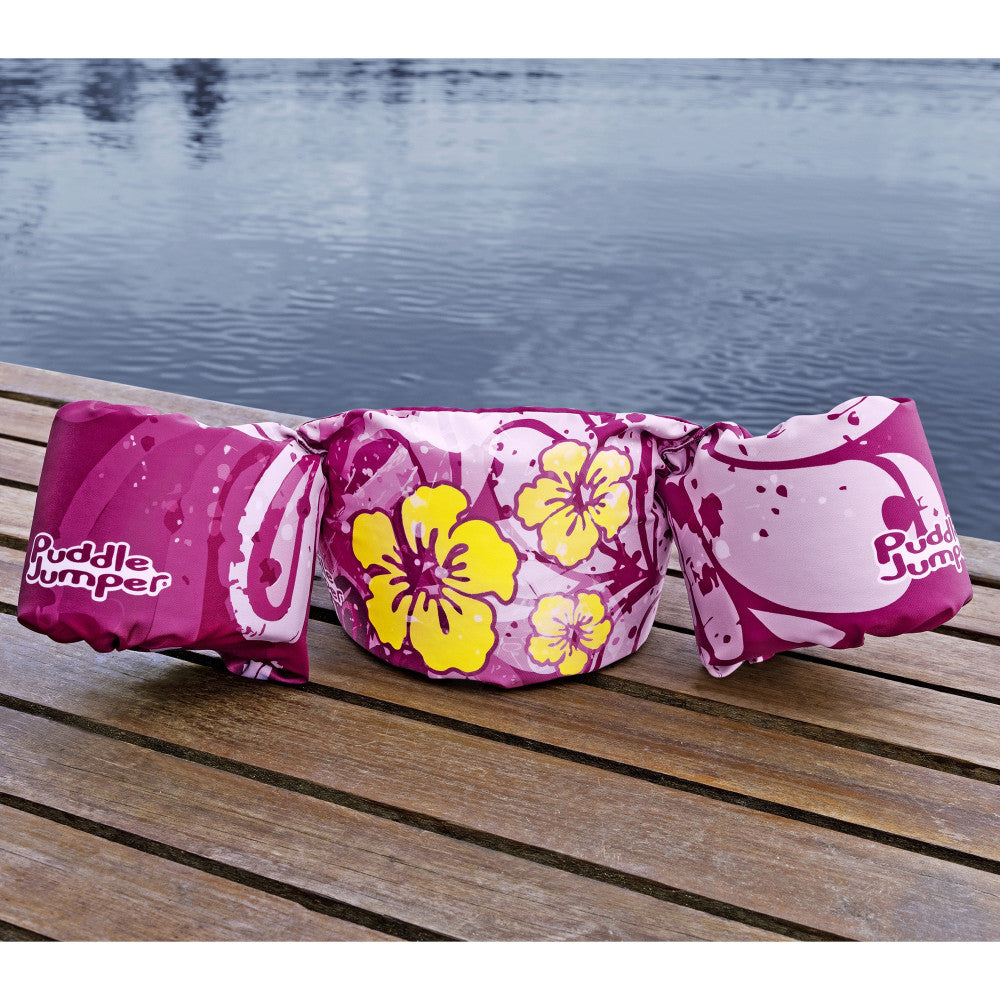 Alternative view of Puddle Jumper Kids Tropical Flowers Deluxe Life Vest - Child 33-55 lbs