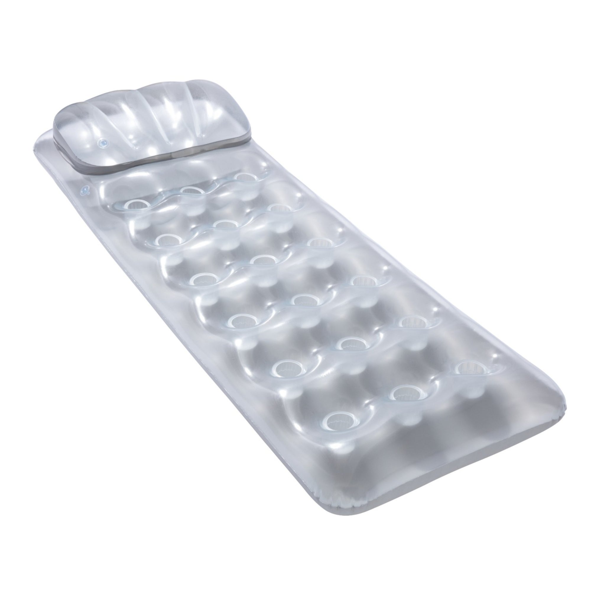 Alternative view of H2OGO! Metal Tech Lounge Inflatable Pool Float, 6'2" x 28"