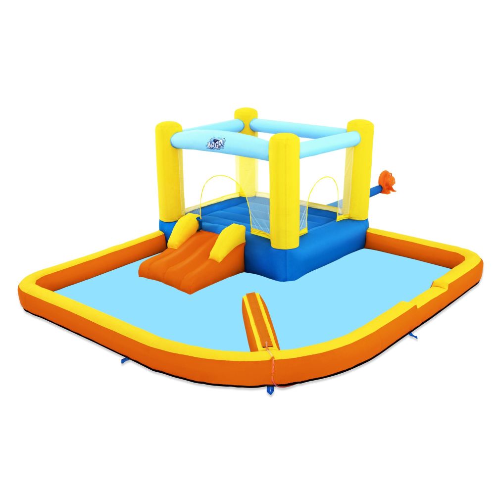 Alternative view of Bestway H2OGO! Beach Bounce Inflatable Water Park with Quick Setup
